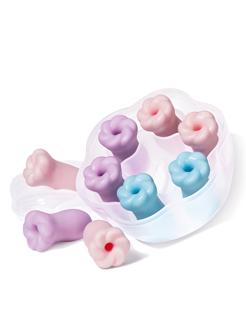 EARMOR E06 Mixed Colors Sleep Earplugs (Blue/Pink/Purple), 36 dB SNR, Nano‑Soft Foam + AirSkin, ~60s Slow‑Rebound, Side‑Sleeper Comfort, Reusable, Single Size (3 Pairs), Small Fit for Women & Kids, Quiet for Sleep/Work/Study/Travel/Festivals, Exquisite Gift Box — Ideal for Ramadan, Valentine’s Day, Mother’s Day - Image 4