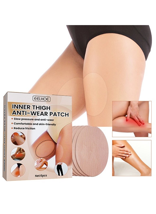 EELHOE Inner Thigh Anti-wear Patch，Invisible and Seamless Inner Thigh Anti-wear Patch , Slow Pressure and Anti-wear, Comfortable and Skin-friendly, Reduce Friction-6pcs  - Image 1