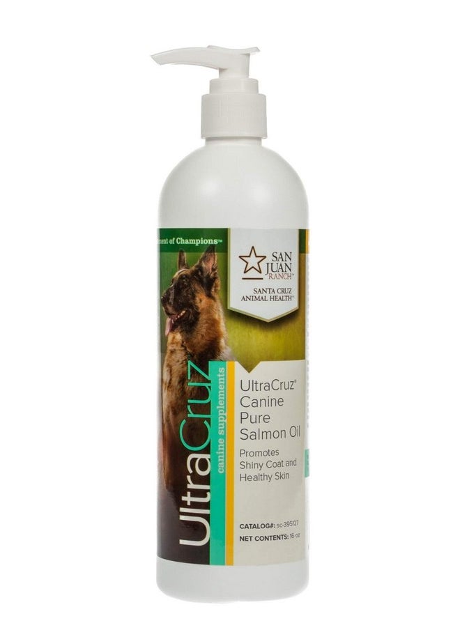 UltraCruz UltraCruz-sc-395197 Canine Pure Salmon Oil Supplement for Dogs, 16 oz  - Image 1