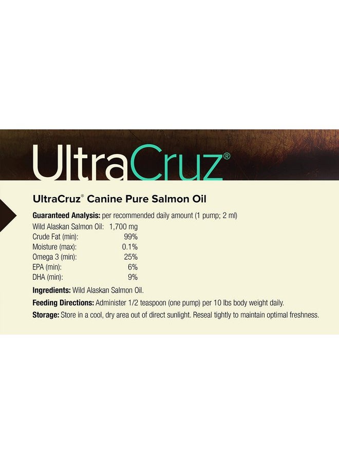 UltraCruz UltraCruz-sc-395197 Canine Pure Salmon Oil Supplement for Dogs, 16 oz  - Image 3