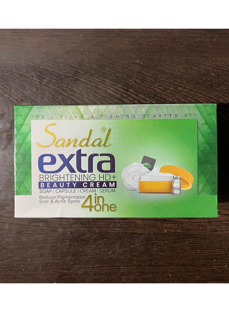 Extra Brightening Beauty Cream 4 In 1 Soap + Capsule + Cream + Serum