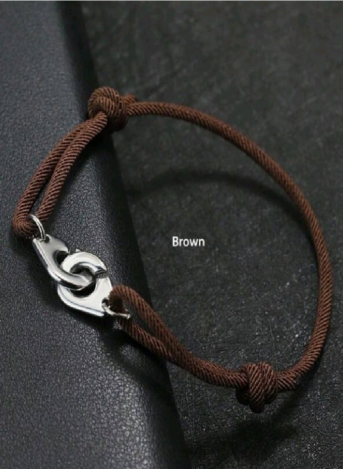 ديلز بيك اسوارة رجالية كاجوال بتصميم عصري وأنيق مقاس 19.5 سم - Image 1