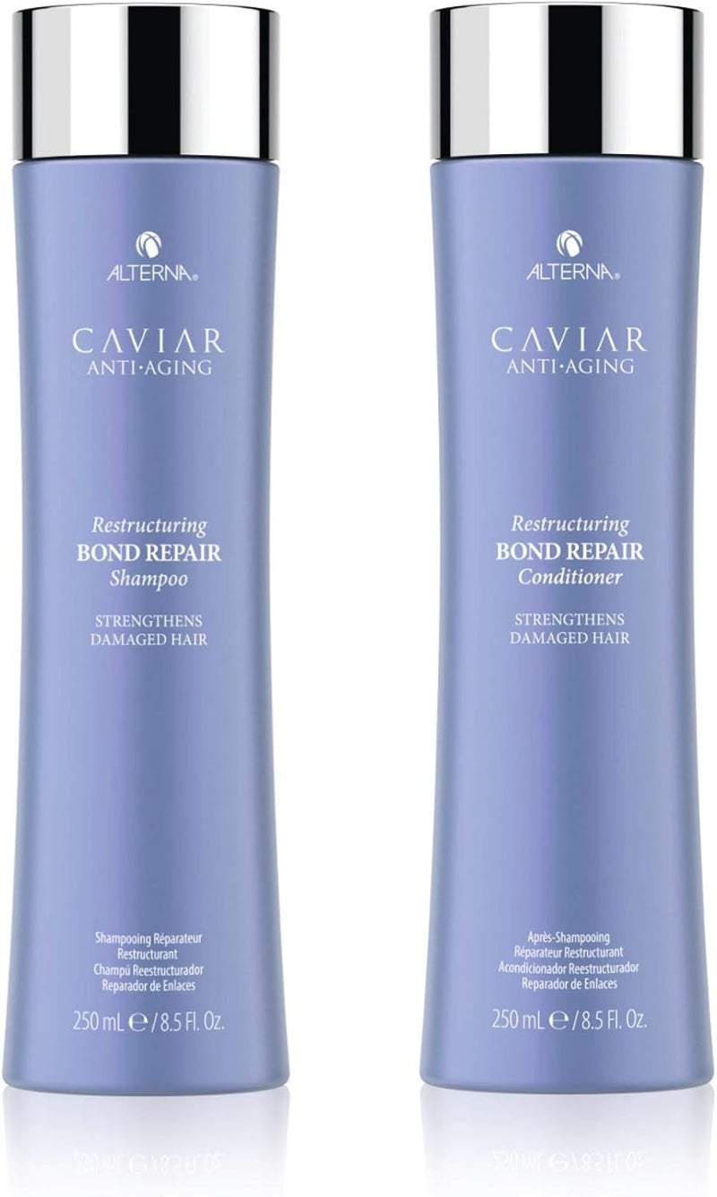 Alterna Caviar AntiAging Restructuring Bond Repair Shampoo Conditioner 250ml Duo