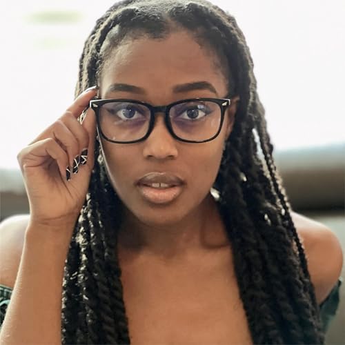 VISOONE 2 Pack Blue Light Blocking Glasses Square with Anti Computer Glare for Gaming Women and Men - Image 2