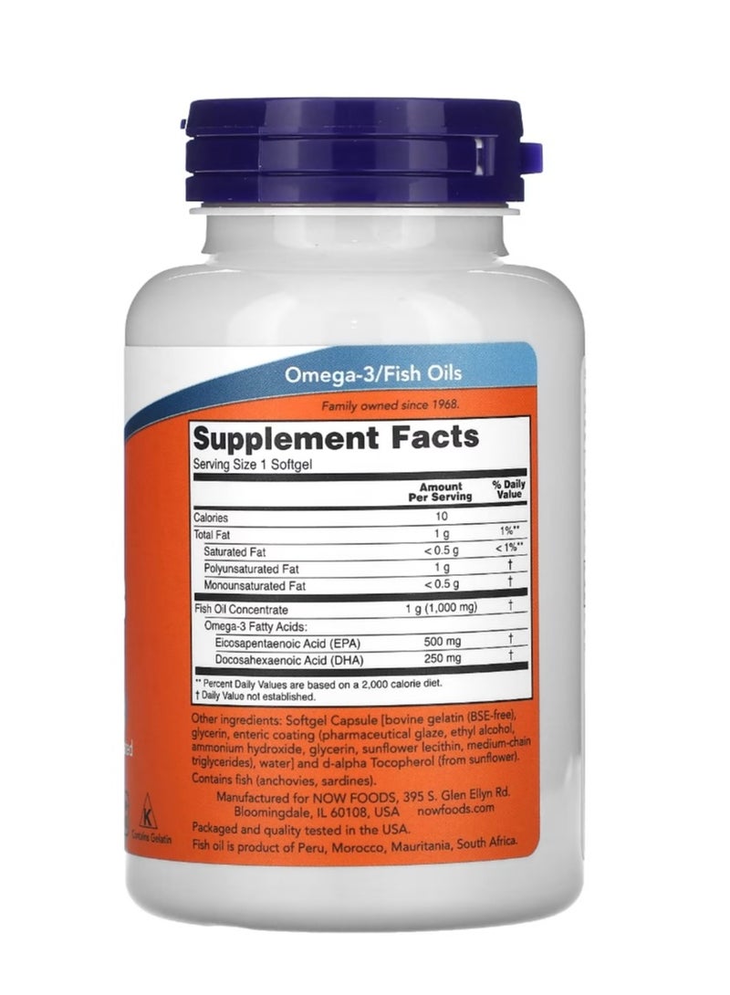 now Ultra Omega-3 Fish Oil 90 Softgels - Image 2