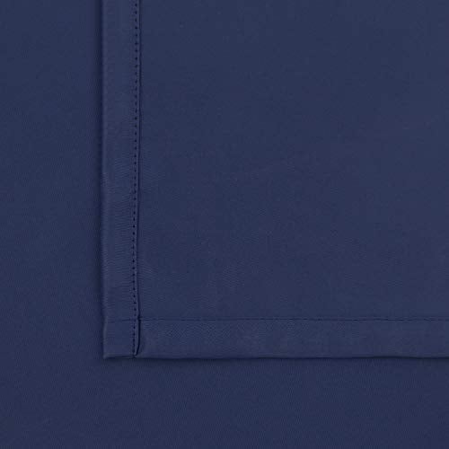 BGment Navy Blue Curtains 84 inches Length - Rod Pocket and Back Tab Thermal Insulated Blackout Curtains for Living Room, 42 x 84 Inch, 2 Curtain Panels - Image 5