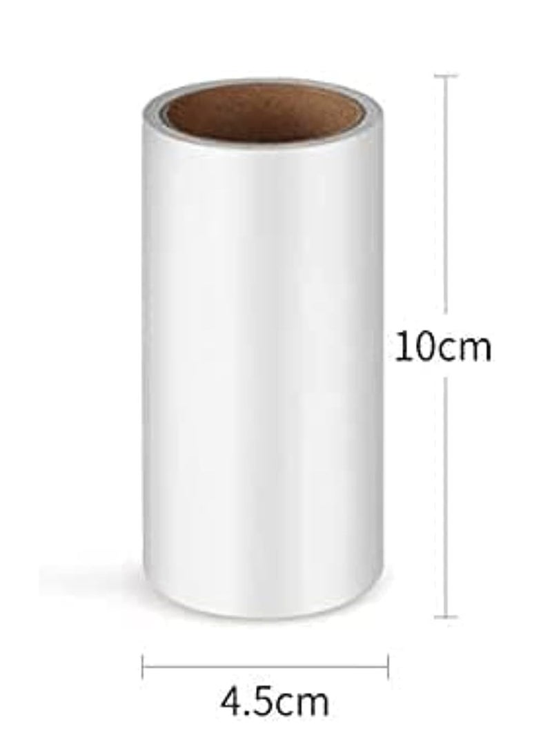 Lint roller Refill Tearable tape, 12 Pcs dust roller Refill 720-Page Sticky Fluff Roller Supplement Paper Core Suitable for Pet Hair Dust Removal Lint Rollers Replacement Core - Image 2