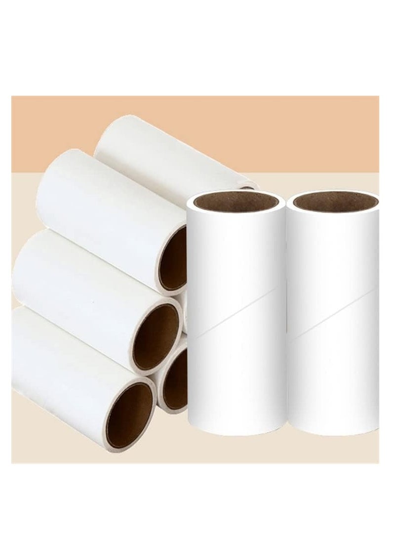Lint roller Refill Tearable tape, 12 Pcs dust roller Refill 720-Page Sticky Fluff Roller Supplement Paper Core Suitable for Pet Hair Dust Removal Lint Rollers Replacement Core - Image 3