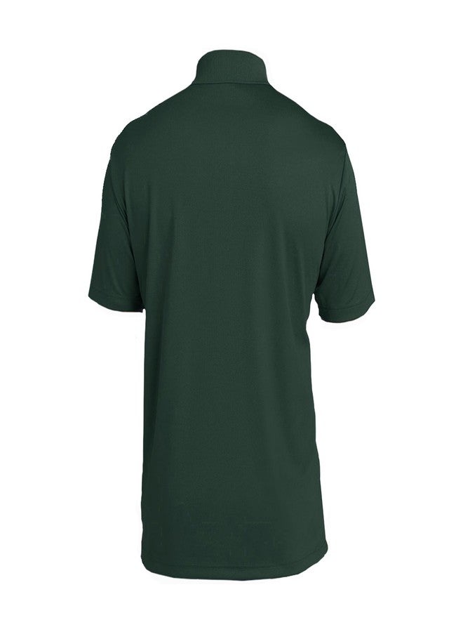 ملابس الحرم الجامعي UGP قميص بولو رجالي كبير الحجم من UGP Campus Apparel AP07 - شعار فريق ميشيغان ستيت سبارتانز الأساسي، لون أخضر غامق، على الجانب الأيسر من الصدر - Image 5