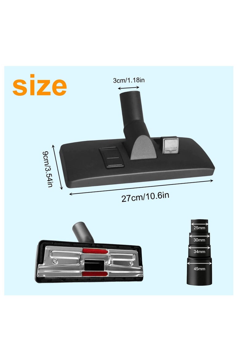 Generic - Universal Floor Brush Head Tool, 32mm Vacuum Cleaner Floor Brush Head Replacement, with Vacuum Hose Adapter, Vacuum Cleaner Carpet Brush Nozzle Accessories, for Henry Hoover Brush Head - Image 1