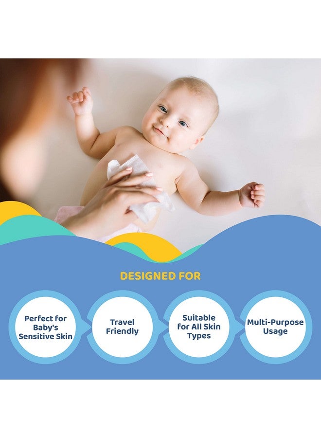 1st Step 99% Pure Water Baby Wipes With Lid I Dermatologically Tested | Plant Based - 100% Biodegradable Wipes For Babies | Super Thick Polyester Free Wet Wipes For Baby I Paraben Free With Aloevera & Calendula Extract | Alcohol Free Baby Wipes |72 Pcs/Pack - Pack Of 4 Combo - 288 Wipes - Image 5