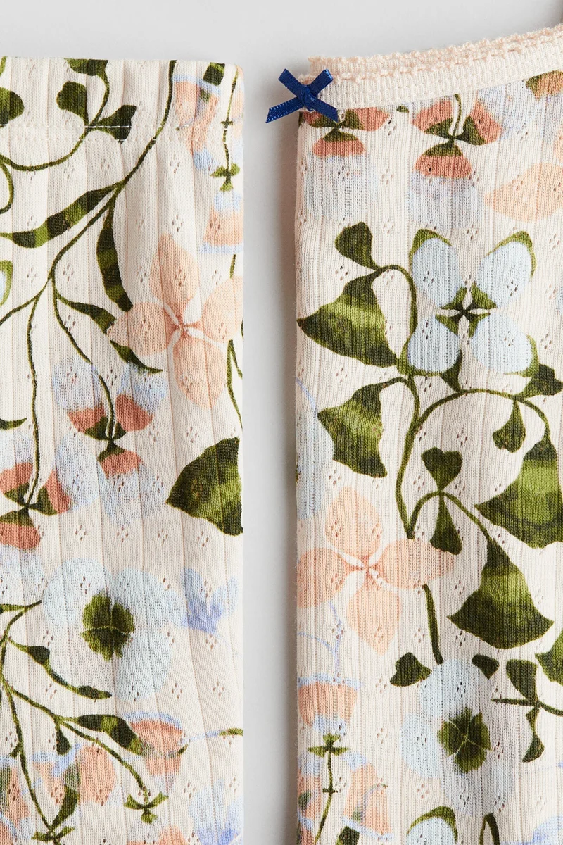 H&M Printed pointelle pyjamas