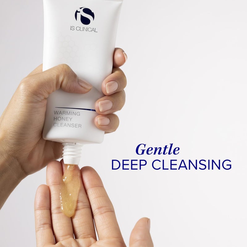 iS CLINICAL Luxurious Warming Honey Face Cleanser, Hydrating Facial Cleanser formulated with pure honey - Image 4