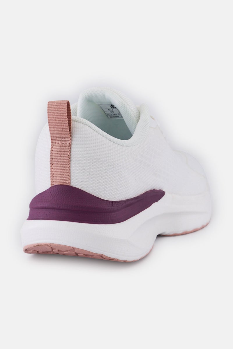 RBX Women Lace Up Outdoor Shoes, White - Image 3