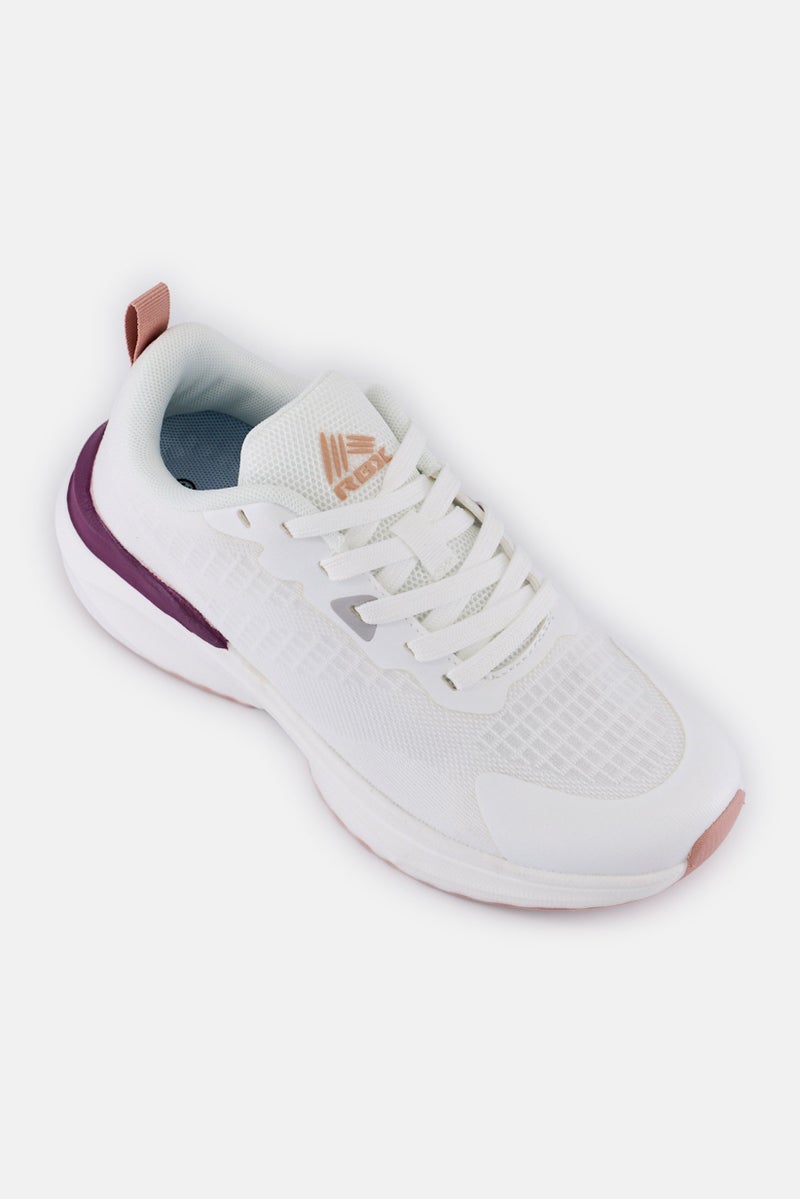 RBX Women Lace Up Outdoor Shoes, White - Image 1