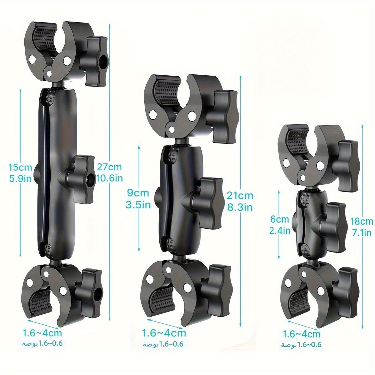 WU WU 360 Adjustable Handlebar Mount Clamp 300 g Z4B17A996BA1B15E4C147Z