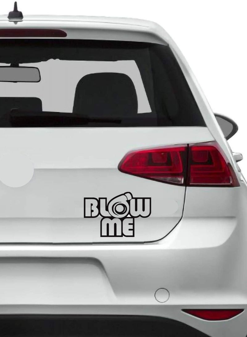 Generic Blow Me Sticker - Black  - Image 2