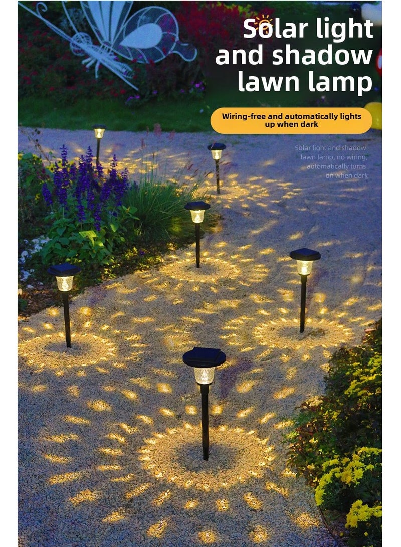 Courtyard lawn glass light and shadow landscape solar lighting - Image 2