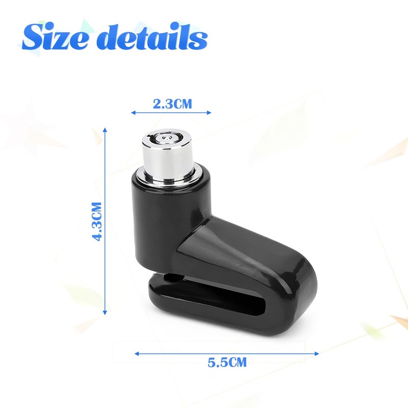 Generic JNNJ Brake Disc Lock with Alarm Function 110 dB Disc Lock, Universal Disc Brakes Lock, Disc Brake Lock for Electric Scooter Theft (Blue)  - Image 2