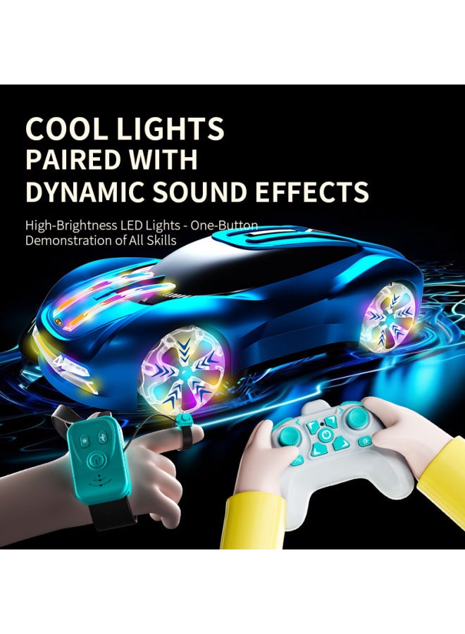 إسكدنيا JJRC Smart Light Spray Energy Concept Technology Sports Car Boy لعبة لاسلكية للتحكم عن بعد - اللون: النوع A أبيض (النسخة الإنجليزية) - Image 4