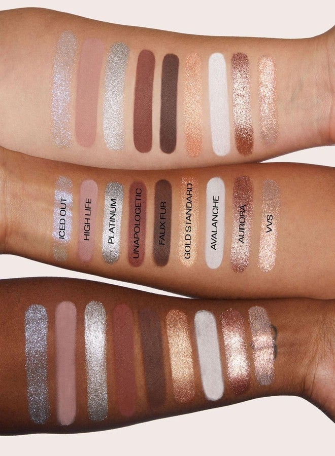 Huda Limited Edition Icy Nude Eyeshadow Palette - 0.56 oz / 16.1 g - 18 SHADES - Image 5
