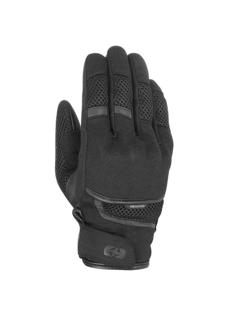 Oxford Oxford Brisbane Air Short Gloves Stealth Black-Small  - Image 1