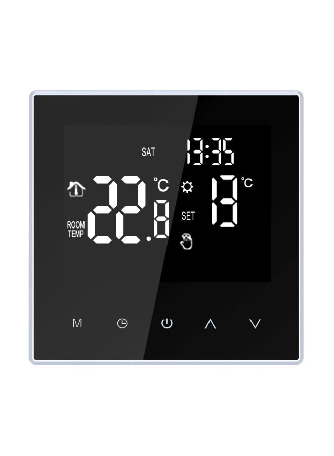NIBEMINENT Thermostat Digital Temperature Controller Black/White 86x86x40millimeter - Image 1