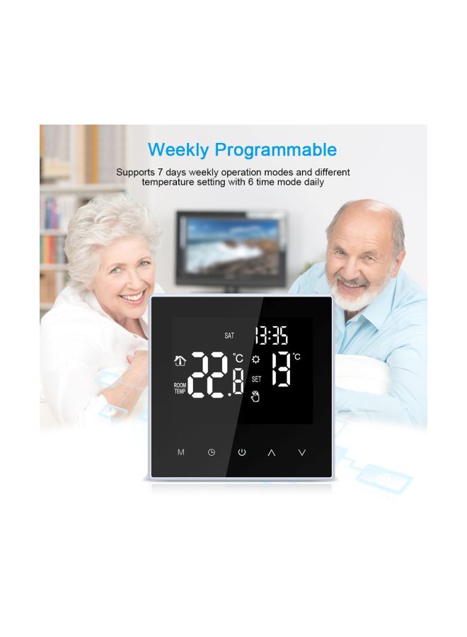 NIBEMINENT Thermostat Digital Temperature Controller Black/White 86x86x40millimeter - Image 3