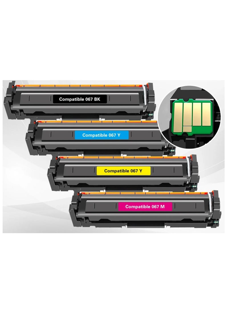 Roxy 067 Toner Compatible ( SET ) For use in Canon 067 067H for Canon i-SENSYS MF655CDW Toner MF657CDW LBP631CW  LBP633CDW MF651CW Cartridges  (Black Cyan Yellow Magenta, 4 Pack) - Image 2