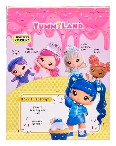Yummiland Large Doll + Lipgloss Pet- Rory Blueberry, Age 4+ - Image 4