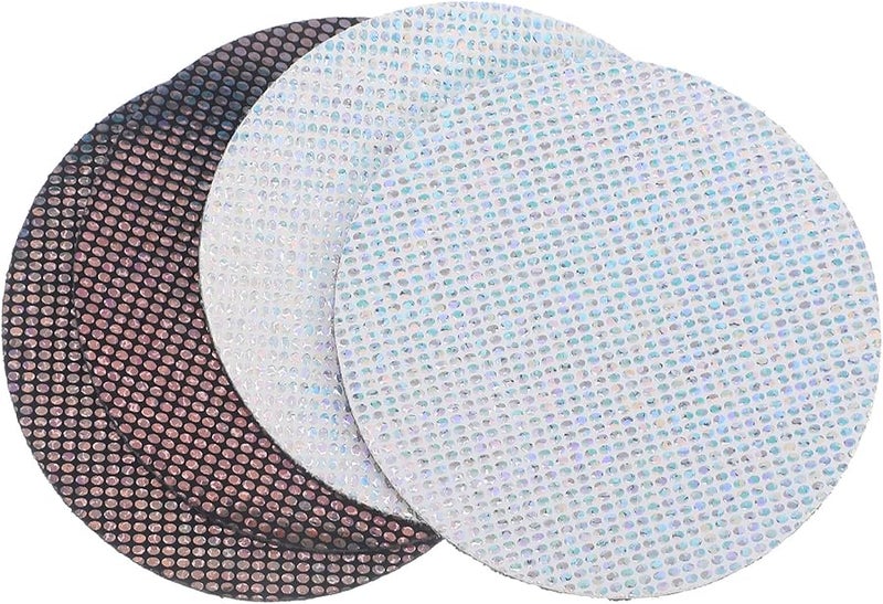Non Slip Car Cup Holder Coasters Set of 4 Black and White for Vehicle - Image 1