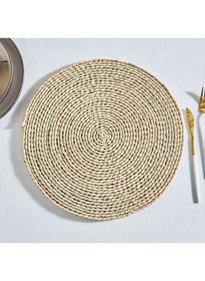 Home Box Coral Seagrass Round Placemat 38 x 38 cm  - Image 1