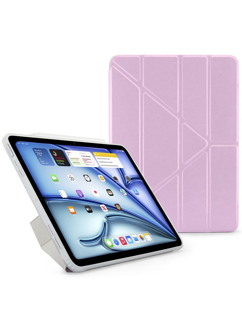 Pipetto Origami No1 for Apple iPad AIR 11 inch Case (2024) M2 iPad Air 10.9 inch (2022/2020) 6th / 5th / 4th Generation Smart Cover with 5 in 1 Stand - Metallic Purple - Image 1