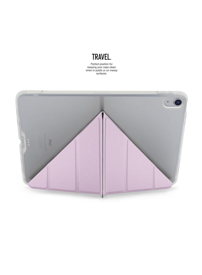 Pipetto Origami No1 for Apple iPad AIR 11 inch Case (2024) M2 iPad Air 10.9 inch (2022/2020) 6th / 5th / 4th Generation Smart Cover with 5 in 1 Stand - Metallic Purple - Image 5