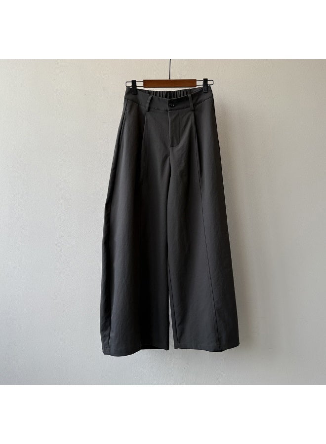 NIBEMINENT American-style Curved-knife Casual Pants For Women - Image 1