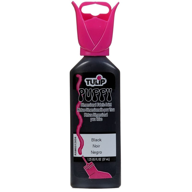 Tulip Dimensional Fabric Paint 114 OuncesPuffyBlack