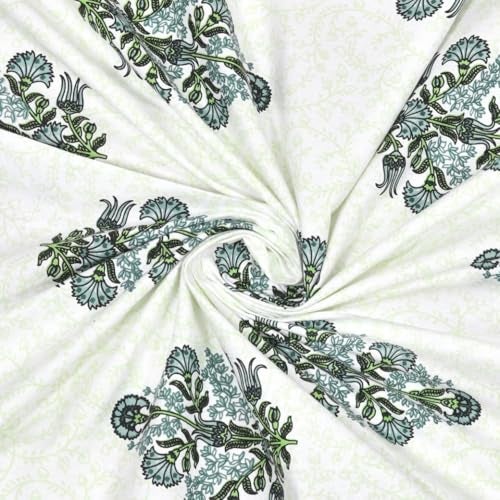 elanorhomes Pure Cotton Pillow Covers Set of 2 (27x18) - Forest Glow with Zip Closure, 180 TC - Image 2