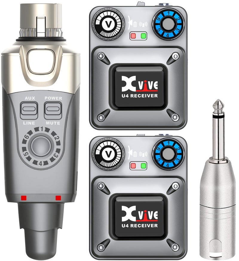 Xvive U4R2 Wireless inEar Monitor System with 2 Receivers