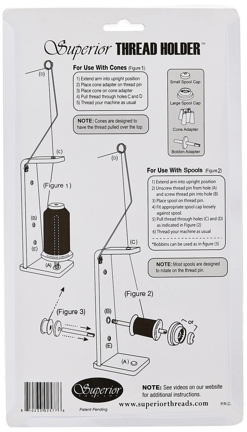 Superior Threads Holder Thread Stand, 15" Tall, White - Image 4