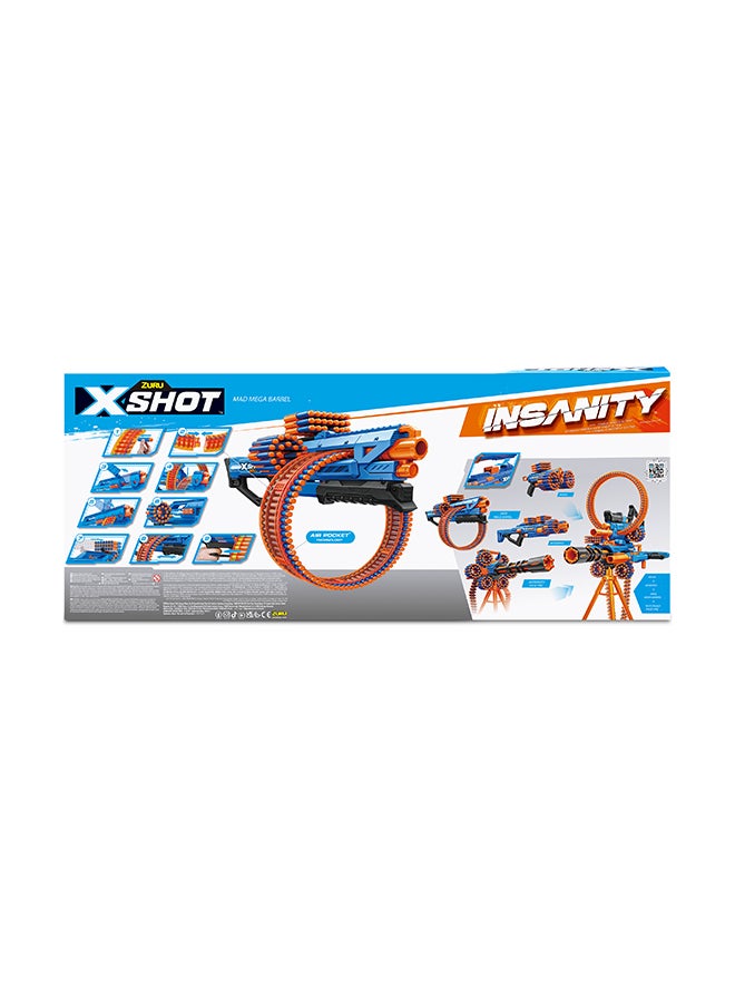 Zuru X-Shot جنون برميل ميجا المفتوح  - Image 2