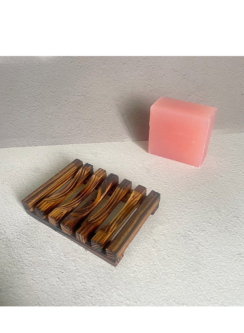 Sustainable Wooden Soap Dish with Self-Draining Design - Stylish Bathroom Accessory for Sustainable Home Decor - Image 4
