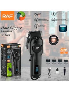 RAF Hair Clippers for Men , 5W Multifunctional Electric hair Clipper , Professional 900mAh Trimmer for Men , Rechargeable Beard Trimmer Haircut Grooming Kit , USB Interface  - Image 1