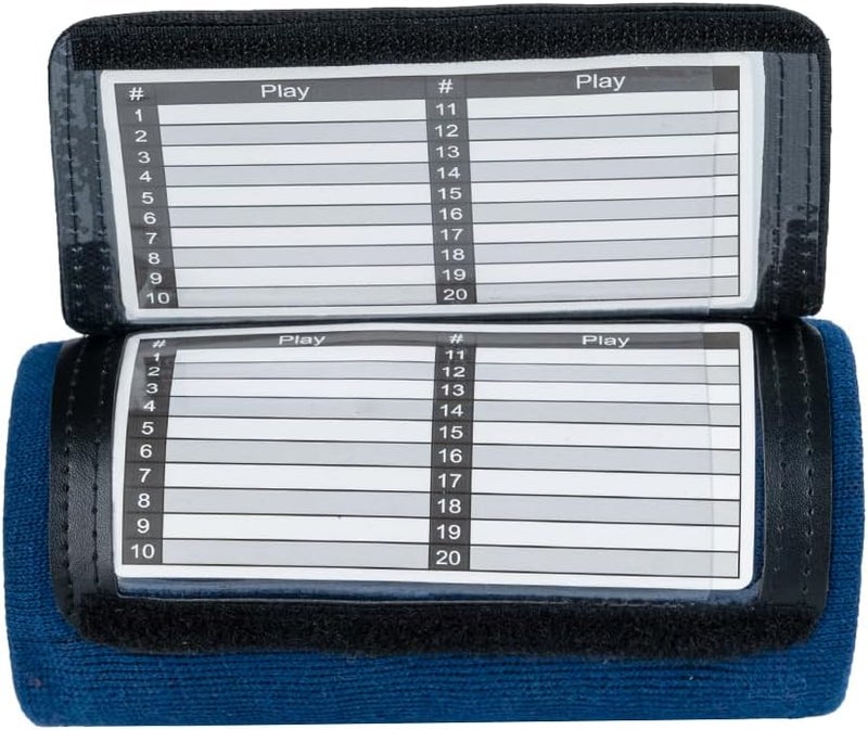 CHLPRO Quarterback Play Wristband - 3 Playsheet Compartments - Perfect for Flag and Tackle Football-2 Inserts Included-Youth,Single - Image 5