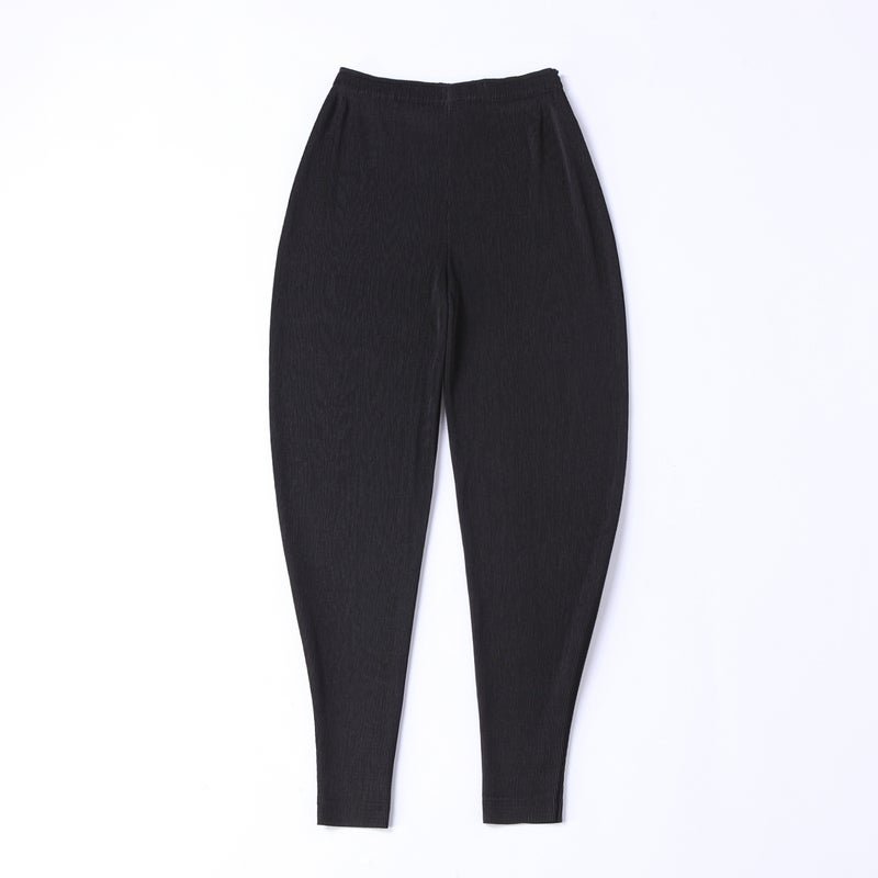 Loose Pleated Trousers Spring Summer Women Brown  - Image 3