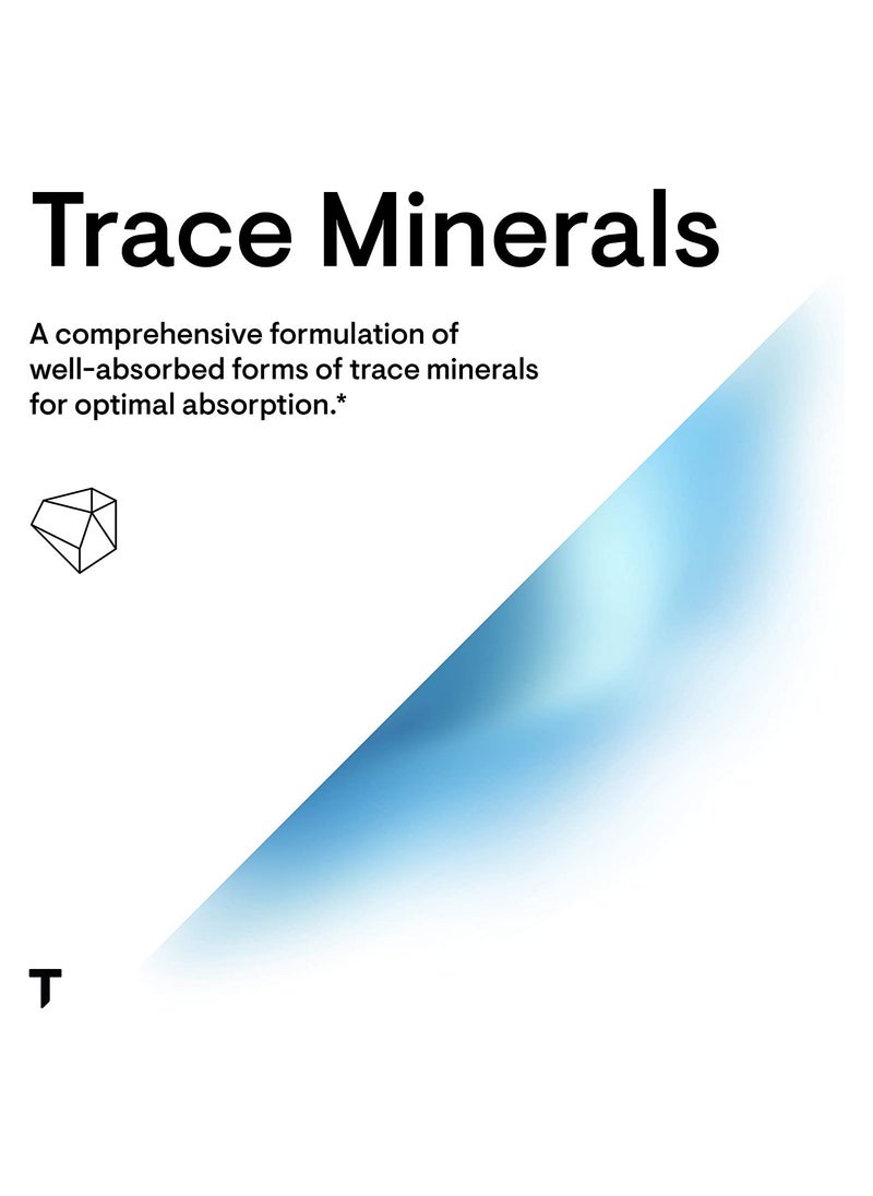 Thorne - Trace Minerals  - 90 Capsules - Dietary Supplement - Image 1
