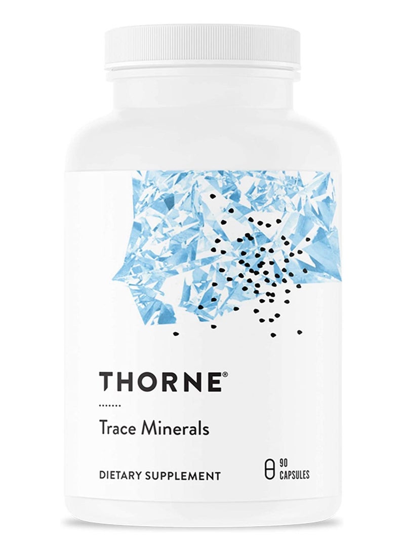 Thorne - Trace Minerals  - 90 Capsules - Dietary Supplement - Image 1