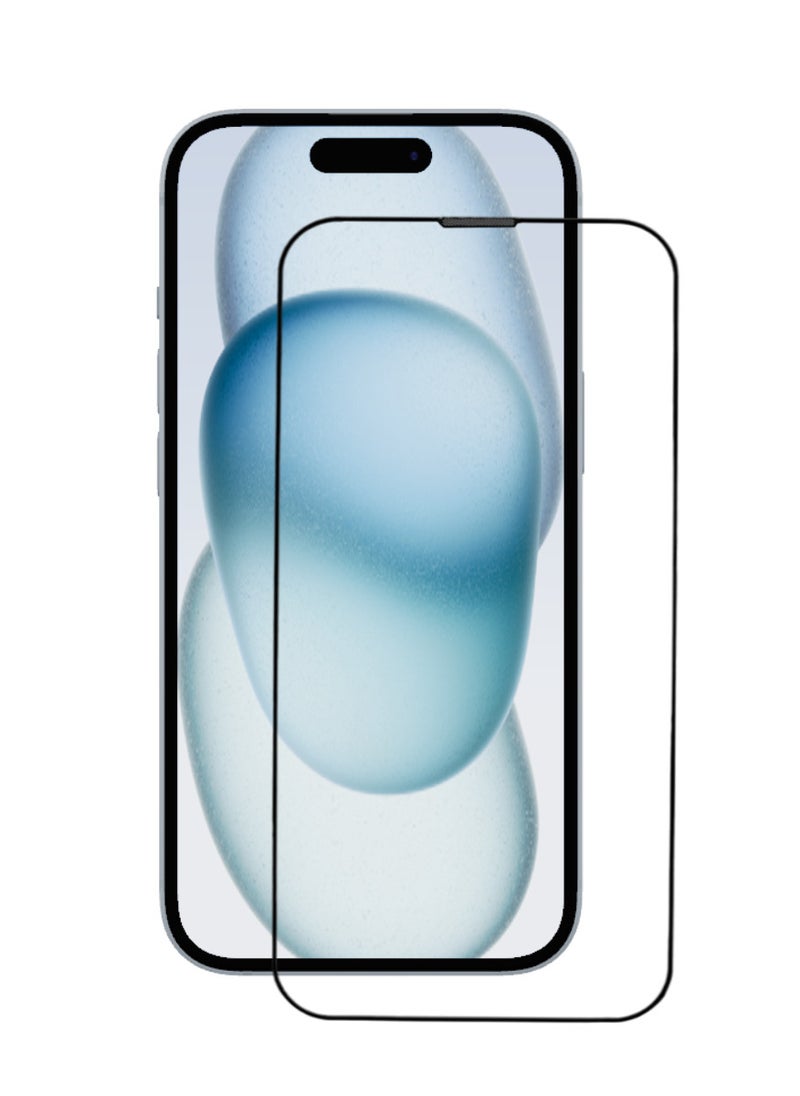 ACLIX Antistatic ESD Dustproof Premium Quality High Definition Tempered Glass Screen Protector Designed For  iPhone 15 Plus - Image 1