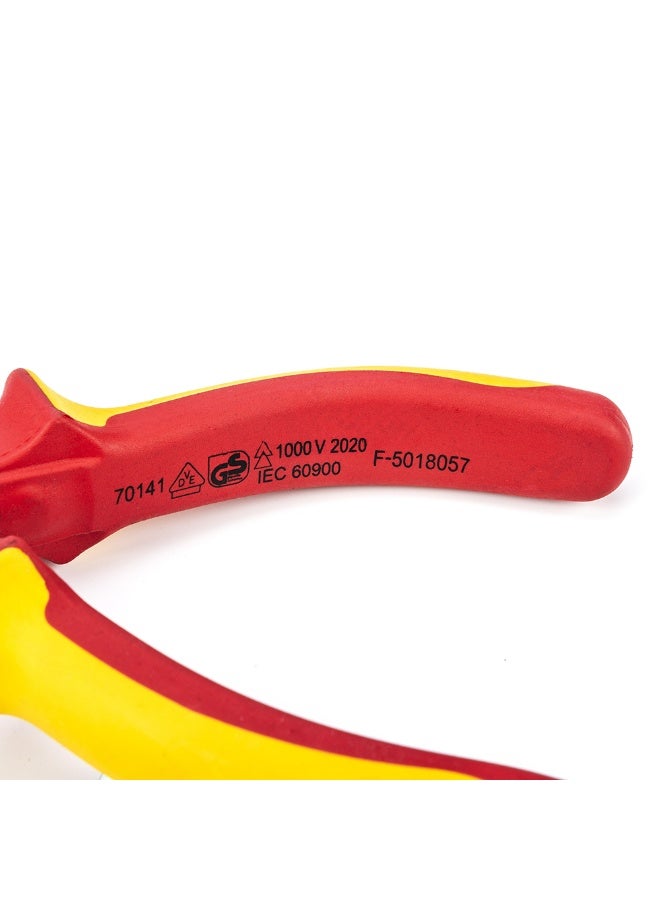 Sata 6 Inch VDE Insulated End Cutting Nipper With Chrome Vanadium Steel Body and Dual Material Anti-Slip Handles-ST70141ST - Image 3