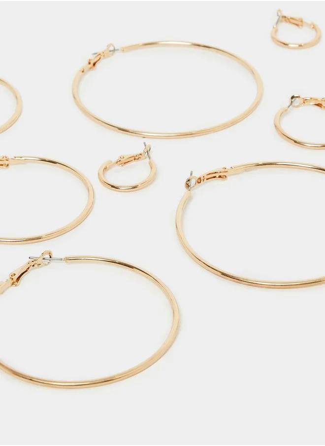 Styli Set of 6 - Multi Hoop Earrings