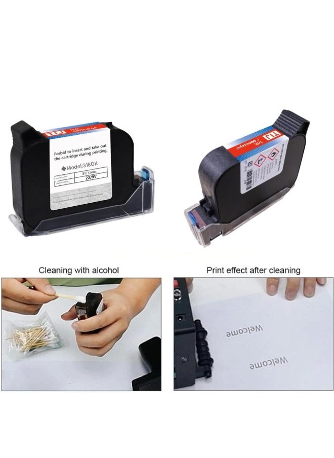 GearZone - GearZone Original High Adhesion Fast-Drying Red Solvent Ink Cartridge 42ml for 0.5in/12.7mm Handheld Inkjet Printer - Image 1